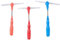 Toyvian 3pcs LED Windmill Spinner Light Up Pinwheel Flashing Wind Spinners Glowing Outdoor Toys Rotary Music Bar Toy for Kid