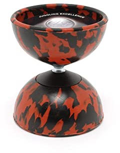 Diabolo - Mister Babache - arlequin Medium (Vendu sans Baguettes) Noir/Rouge