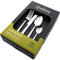 Grunwerg Westminster 16 Piece Boxed Mirror Cutlery Set, 18/10 Stainless Steel, 4 x Table Knives, Table Forks, Dessert Spoons, Teaspoons