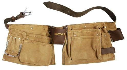 AWTOOLS STRAUBEN-Gürtel PROF 11 STECKER LEDER