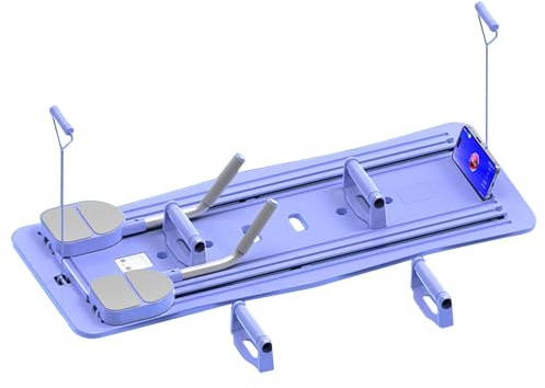 Pilates Reformer Machine - Foldable Pilates Board | Pilates Reformer Board | Abdominal Fitness Board | Ab Exercise Machine | Ab Roller Board | Full Body Pilates Core Trainer | Pilates Equipment