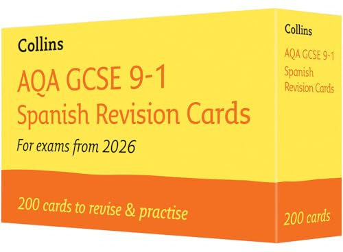AQA GCSE 9-1 Spanish Vocabulary Revision Cards: Ideal for the 2026 and 2027 exams (Collins GCSE Grade 9-1 Revision)