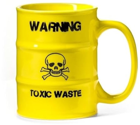 Tasse Baril Toxic Waste Mug original tête de mort
