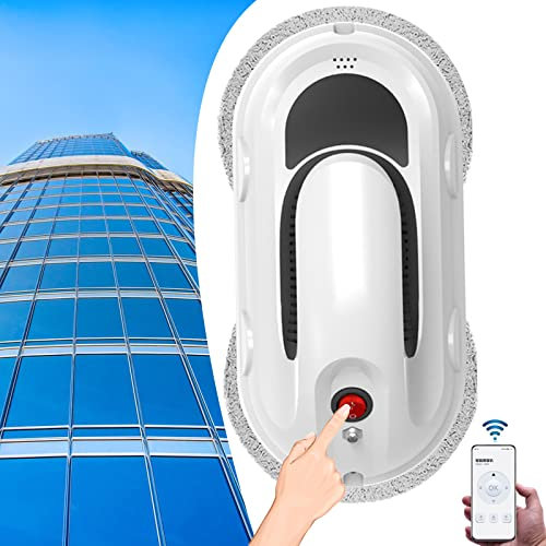 FONOBO Window Cleaner Robot, 5000Pa Strong Suction Smart Window Cleaner with App&Control By Remote Control, for High Windows Glass/Tiles