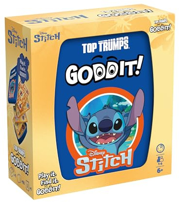 Top Trumps GODDIT! Stitch Edition - Neue Partyspiel für Familien, Kinder & Erwachsene - 2+ Spieler ab 6+ Jahren - Multilingual