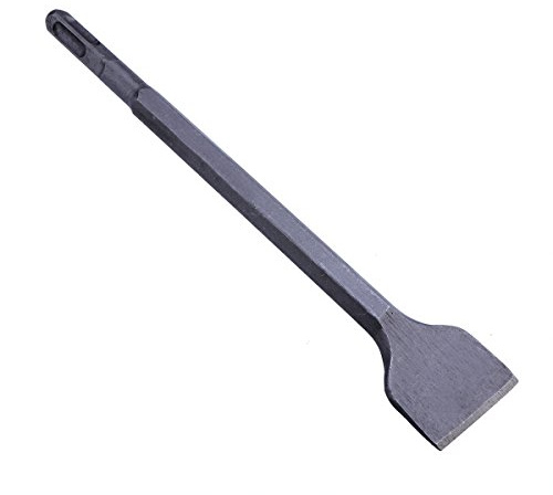 Toddmomy Burin Plat Acier Allié Au Molybdène pour Marteau Électrique Ciseau Coudé Compatible Perceuse Percussion Démolition Béton et Carrelage