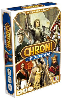 Chroni Histoire de France, jeu éducatif, 1-6 joueurs dès 10 ans