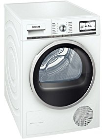 Siemens WT48Y7W1 Sèche-linge à pompe à chaleur/A+++ / 8 kg/blanc/condensateur autonettoyant/système de tambour Soft Dry/Eco Plus