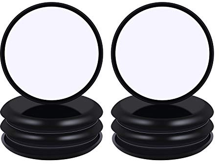 Ezprotekt Ø 70 mm självhäftande filtglidare, möbelglidfötter för att flytta möbler på matta, svart, 16 stycken filtglider för stolar, möbelglidare filt, självhäftande, med perfekt vidhäftningsförmåga