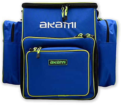 Mochila de pesca Akami MG21, Azul, Tamaño L