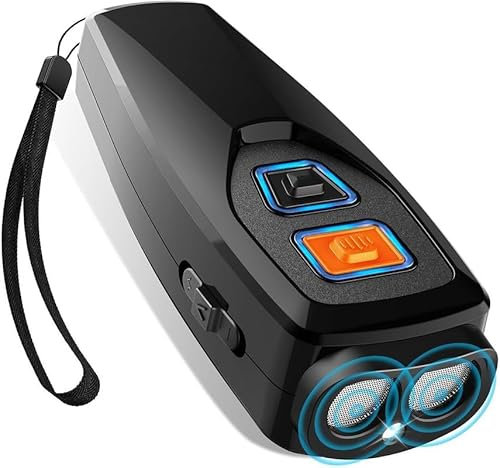 Antibell für Hunde, Ultraschall Anti Bell Gerät Hunde, Handheld Anti Bellen Gerät Antibell für Hunde, Hundetrainings Geräte Draußen Zuhause für Kleine, Mittelgroße Hunde