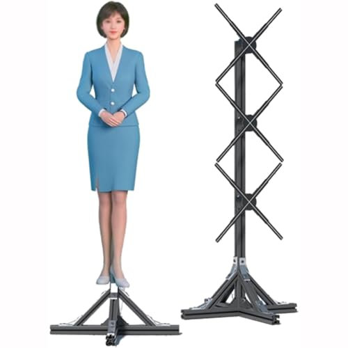 3D Hologram Fan,50CM 3D Hologram Projector Vertical Advertising Machine, 1X3 Video Wall for Human Size 3D LED Hologram Fan Display Animation Video Projector,for Business Store Signs,Bar,Casino,Party