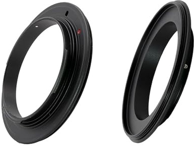 for Canon EOS RF Mount Macro Reverse Adapter Ring 49/52/ 55/58/ 62/67/ 72/ 77mm for Canon EOS R EOS RP EOS R5 EOS R6 EOS R7 Excellent(49mm)