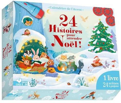 24 histoires pour attendre Noel - coffret lampe