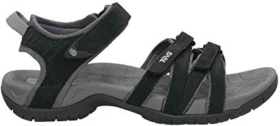 Teva Tirra Leather W's Damen Sport- & Outdoor Sandalen, Schwarz (black 513), EU 40