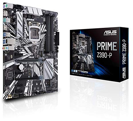 ASUS Computer Prime Z390-P Gaming Mainboard Sockel 1151 (ATX, Intel Z390, 4x DDR4-Speicher, USB 3.1, M.2 Schnittstelle)