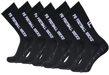 Taruor Sportsocken Herren, Grip Socken Fussball Größe 39-46, Anti-Rutsch Socken Atmungsaktiv und Schnelltrocknende für Fussball Basketball Hockey Laufen Bergsteigen Marathons