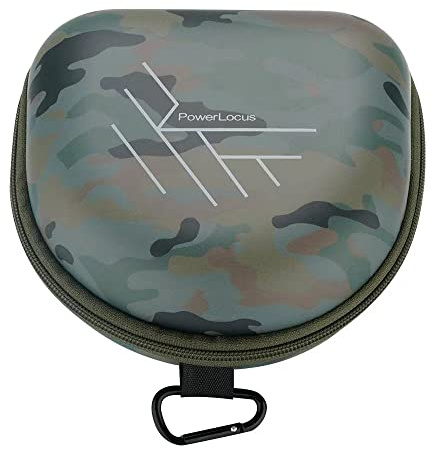 PowerLocus Custodia Per Cuffie, Custodia Rigida per Cuffie Over Ear e On Ear, Borsa da Viaggio Protettiva, Compatibile con Tutte le marche di Cuffie