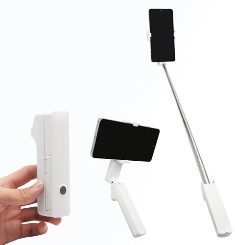 Mini Selfie Stick, Kompakter Erweiterbares Handy Stick-Ausziehbar auf Eine Gesamtlänge von 70cm, Mini Tragbarer Selfiestick für 4.7-7Telefone,Tragbarer Selfie-Stick im Taschenformat für Fotos Machen