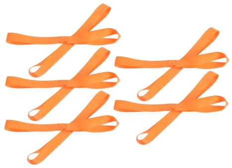 GANAZONO 20 Piezas Correas de Amarre Suaves Correas de Sujeción de Poliéster para Bicicletas Motos y Carga Diseño y Resistente para Actividades al Aire y Mudanzas