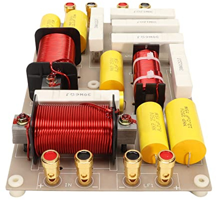 Tomantery Filtres Croisés à 3 Voies 800 W Diviseur de Fréquence Professionnel pour Aigus et Basses – Performance Supérieure pour Haut-parleurs de Scène Simples de 10 Pouces, 12 Pouces, 15, 18