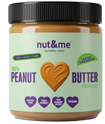 nut&me Beurre de Cacahuète Croquant 1 kg