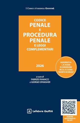 Codice di procedura penale e leggi complementari d'udienza 2026