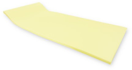 Dibapur®: Visco Soft viskoselastisk madrass topper, viskos-minnestopp topp urval: 4 cm kärna (utan lock), tyg, 140 x x 190 cm