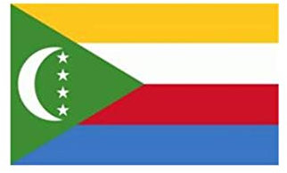 Stormflag Drapeau Comores 90x150cm Drapeau Comorien 3x5ft en polyester 90g avec œillets et Double couture