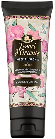 TESORI D'ORIENTE Cremedusche 'Imperial Orchid' 250 ml, aromatisches Duschgel mit kaiserlicher Orchidee, Wellness-Rituale für Körper & Sinne