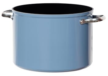 Nuwave Healthy Duralon Blue Ceramic Nonstick 7,5L Stockpot, Diamond Infused Scratch-Resistant, PFAS Free, Dishwasher & Oven Safe, Induction Ready & Evenly Heats, Stay-Cool Handle