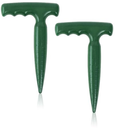 2 Piezas De Excavadora De Agujeros para Plántulas, Herramientas De Plantación Manual De Jardín, Herramientas De Plantación De Semillas, Herramientas De Sembradora De Jardinería