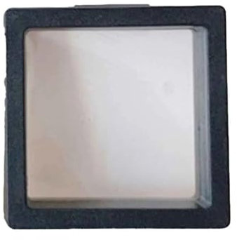 LXHZSY Schweberahmen 10 stücke Transparente Elastische PE Film Display Sammeln Box Suspension Display Ständer Transparent Anti-Oxidation Schmuck Lagerung(Black)