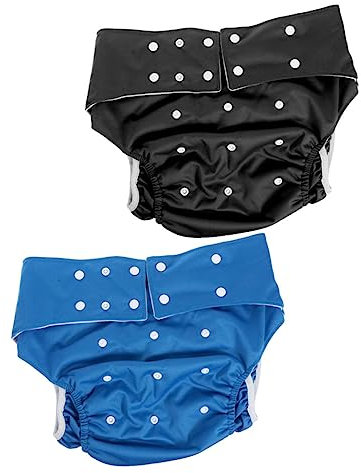 SEWOART 2stücke Windel Für Senioren Auslaufsicher Wiederverwendbar Für Erwachsene Inkontinenz Waschbare Urinalhose Für Hause Für Männer Frauen Und Jugendliche