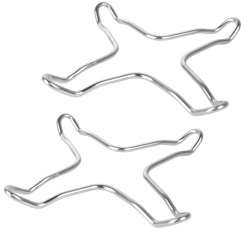 2 Stück Gasring-Reduzierstück, Edelstahl-Gasherd, Pfannenstütze, Untersetzer, Herdplatte, Gasherd, Oberseite, Untersetzer, Wok-Unterstützung, Gestell, Topf, Gasherd, Kreuz für Kaffeemaschine, Topf