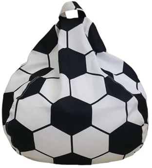 Hoite Fotboll bönpåse skydd utan fyllning vuxen arm stol bönpåse skydd - stora fyllda leksaker förvaring 70 x 80 cm