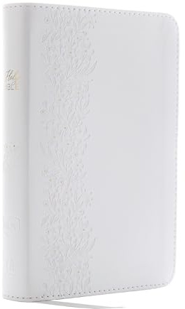 NKJV, Bride's Bible, Leathersoft, White, Red Letter, Comfort Print: Holy Bible, New King James Version