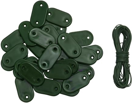 Kit de 30 fijaciones WERKA PRO para brisa vista, canisse y esterilla