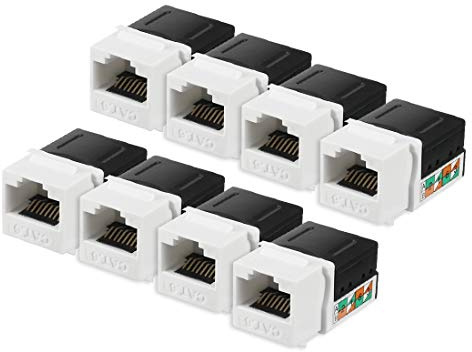 New Lon0167 8-Pack CAT6 Featured Keystones Jacks, RJ45 reliable efficacy Cat6 Network Module 10G Ethernet Solution(id:a5e 6f 92 805)