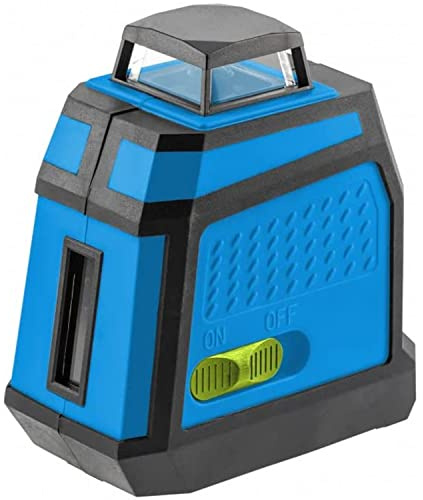 Högert Technik Nivel de burbuja autonivelante profesional 3D y lateral, área de trabajo: radio de hasta 15 m/diámetro hasta 30 m HT4M072