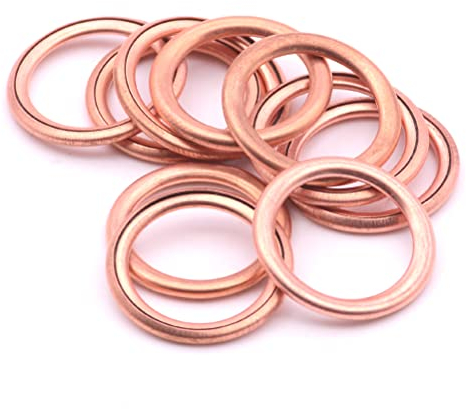 10X Ölwanne Unterlegscheibe Ablassschraube Dichtungsring Dichtring Ölablaßschraube Ersatz für Renault 7703062062 Peugeot 16454 Volvo 3121867 22mmX16mmX2mm