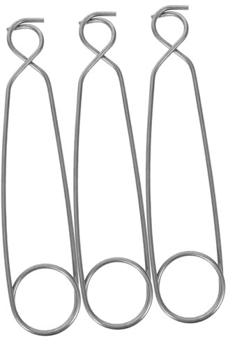 Milisten 3pcs Stainless Steel Fish Sea Fishing Accessory Multi-purpose Outdoor Hanger