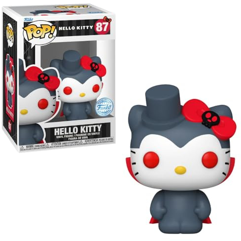 Funko Pop! Sanrio - Hello Kitty (Vampire) 87 Pop! Vinyl Figure Special Edition Sticker + Protection Case