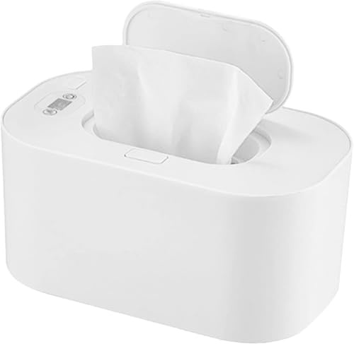 mophrati Dispensador de toallitas húmedas para bebés con calentador de toallitas para bebés respetuoso con el medio, calentador temperatura para el hogar, fiable y seguro