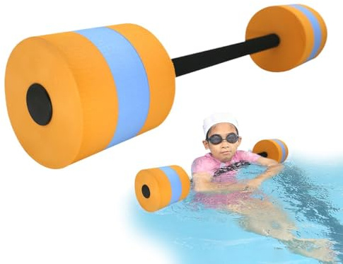 Zunetsutock vattenvikter för poolträning – lätta vatten- och träningskivstänger – vattenvatiska övningshantlar vikter träning-skivstänger – för simträning, stöd
