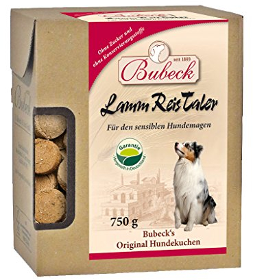Hundeleckerlies Bubeck in Talerform mit Lamm und Reis gebacken - 10kg