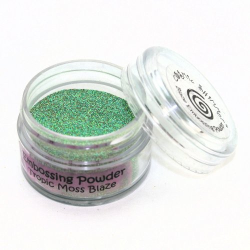 Creative Expressions Cosmic Shimmer Blaze Embossing-Pulver, Farbton Tropic Moss