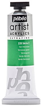 Pébéo 907220 - Pintura para Tejidos, Telas, Ropa y Textil Permanente, Color Verde