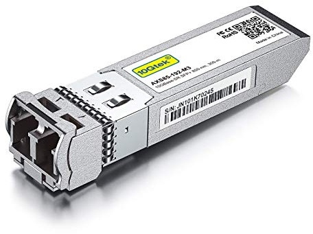 10Gtek 10Gb SFP+ SR Multimode Modul, 10GBase-SR LC Transceiver Kompatibel für Cisco SFP-10G-SR, Meraki, Mikrotik S+85DLC03D, Ubiquiti UniFi, Netgear, Zyxel, D-Link, TP-Link, Open Switch
