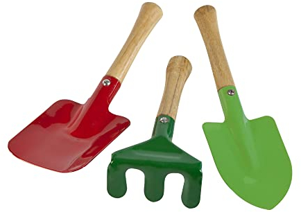 Windhager Gartenwerkzeugset Kids, Garten-Geräte Kinder, Kinderspielzeug für Garten, Kinder Werkzeug, Gartenwerkzeug-Set, 06814, bunt